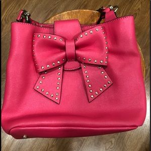 Rare Betsey Johnson “Hopeless Romantic” bucket bag